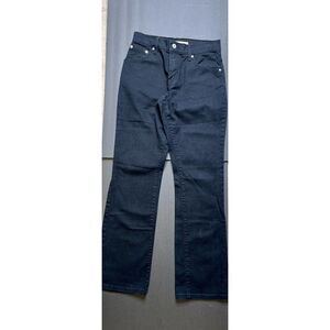 Levi's 550 Women's Black Relaxed Fit Bootcut Jeans Mid-Rise Stretch Size 4M